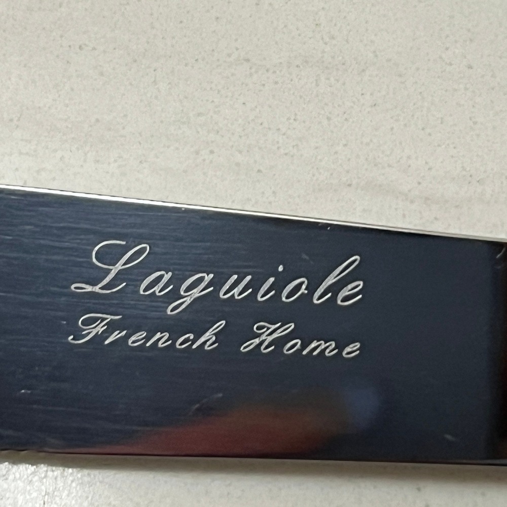 Laguiole‎ Jean Dubost French Home 8pc Flatware Set Blue Stainless - Picture 7 of 13
